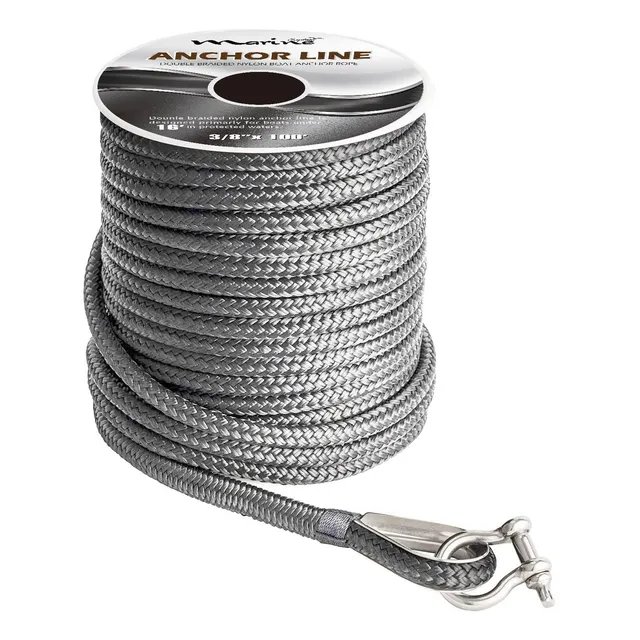 Marine System Made - Cuerda De Anclaje De Nailon De 3/8 PuLG