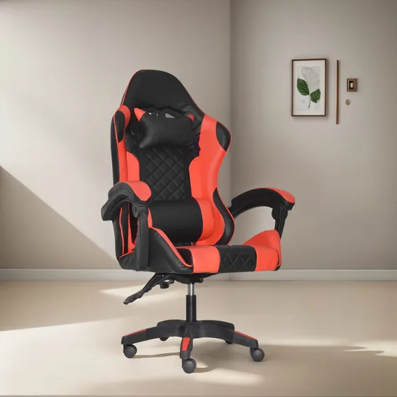 Silla Gamer Byd Negro -rojo