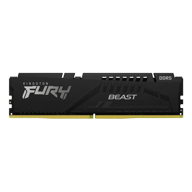 Memoria RAM Fury Beast gamer color negro 16GB 1 Kingston KF5