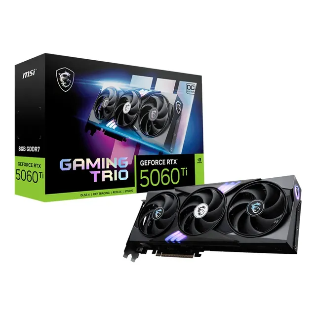 Tarjeta De Video Geforce Rtx 5060 Ti 8gb Gaming Trio Oc