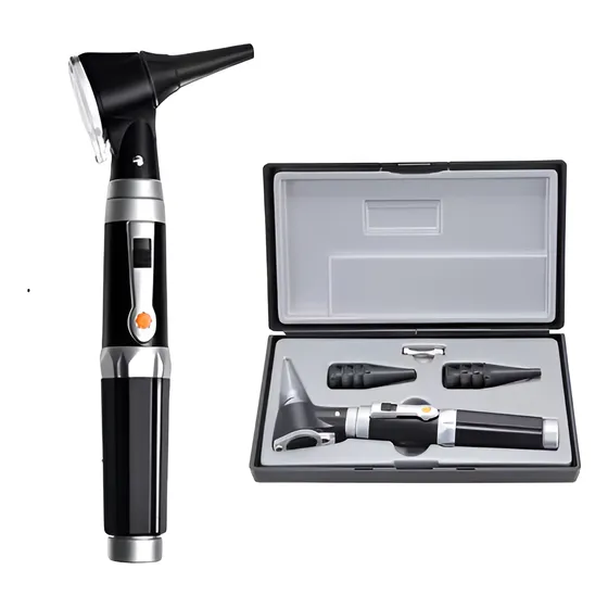 Otoscopio Profesional Fibra Óptica Luz Led Ot10g ® + Estuche