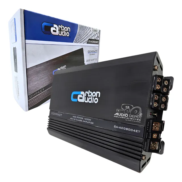 Amplificador Clase D 4ch 1600w Max Carbon Audio Ca-ac08004et