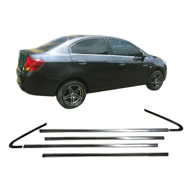 Lamevidrios Cromados De Chevrolet Sail Sedan 2013 A 2020 X6