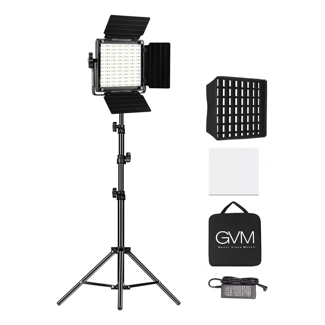 Gvm 800d-rgb 40w Luz Led Estudio Fotográfico