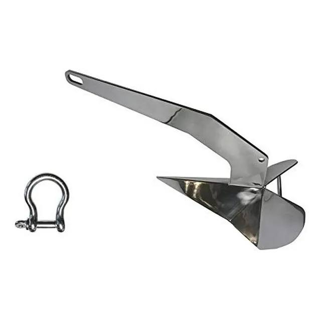 Ancla De Acero Inoxidable 316 De 13 Libras Para Barcos