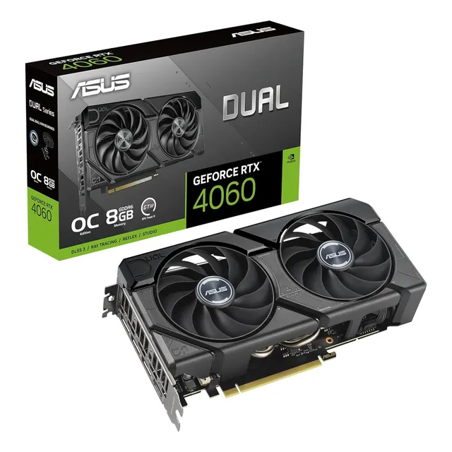 Asus Dual Geforce Rtx 4060 Evo Oc Edition 8 Gb Gddr6 (pci...