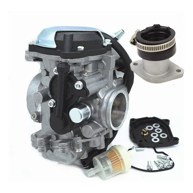 New Carburetor & Intake Manifold For Yamaha Bear Tracke...