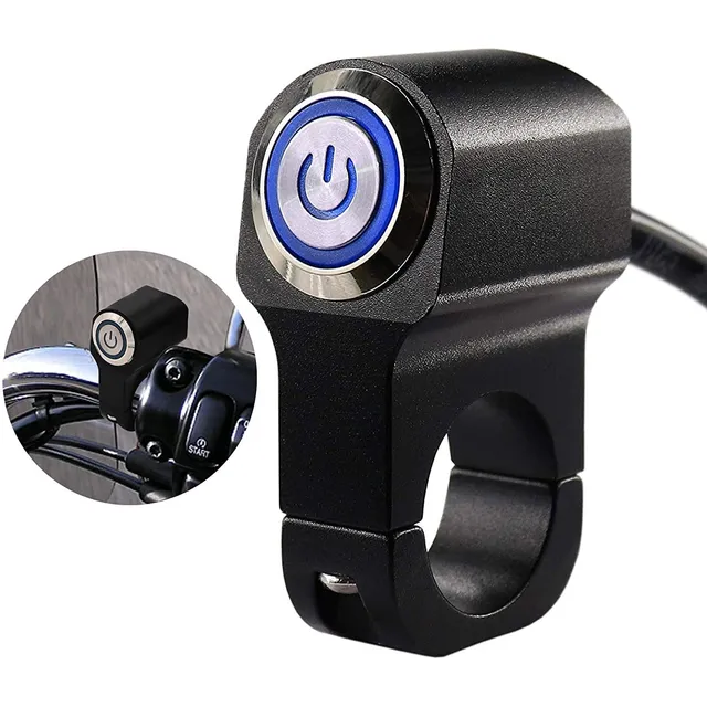A Moto Y Le At In H Handleba Ush Button Swit H He...