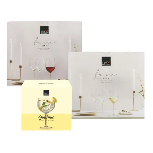 Set Cocktail 16 Copas 6 Copas Vino Tino 540ml, 6 Copas Vino