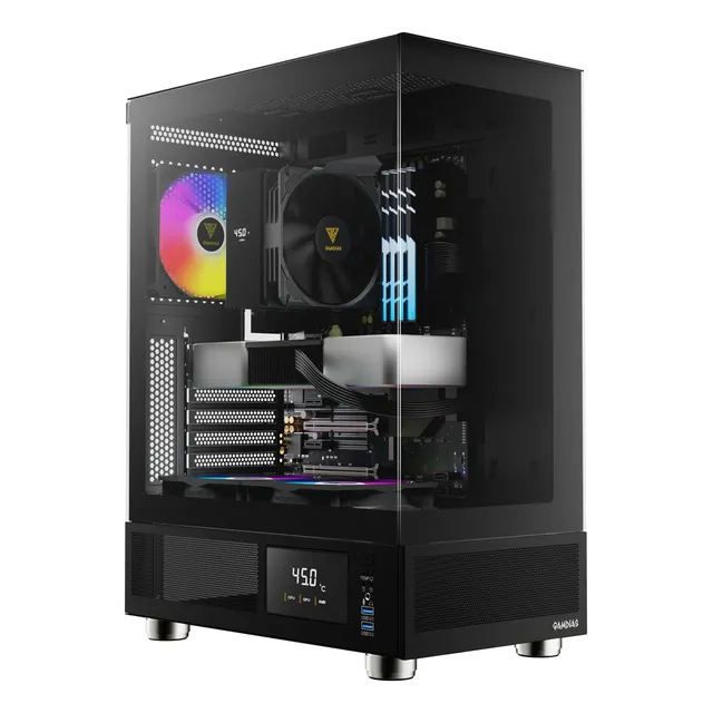 Gabinete Gamdias Atlas E1 Argb Mid Tower Cristal Templado Co
