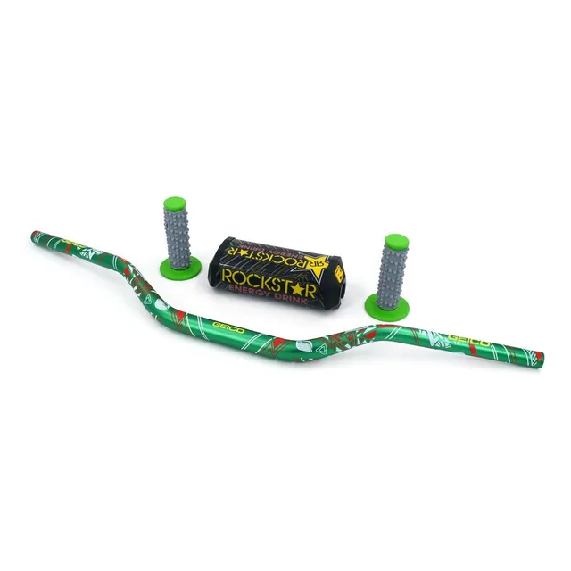 1 1/8 28mm Handlebar Set Fat Handle Bar + Pad + Grips ...