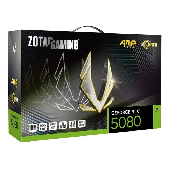 Tarjeta de Video Zotac Gaming GeForce Rtx 5080 Amp Extreme I