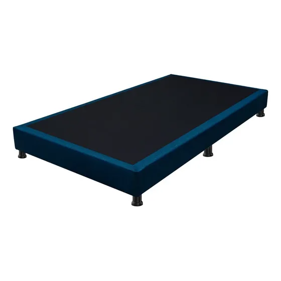 Base Cama Entera Sencilla 100 Cm X 190 Cm Color Azul