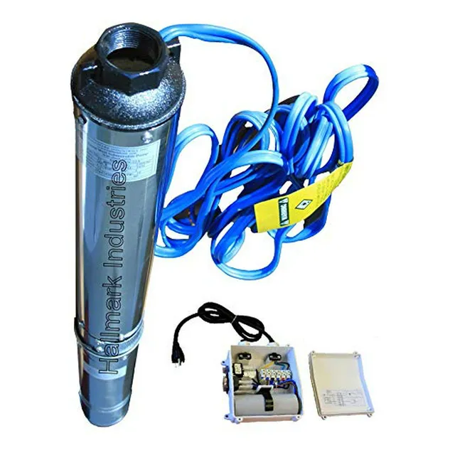 Bomba Sumergible De Pozo Profundo, 3 Hp, Acero Inoxidable