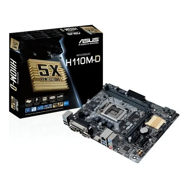 Placa madre Asus H110m-d 1151 Ddr4 Parallel Serial H110, col