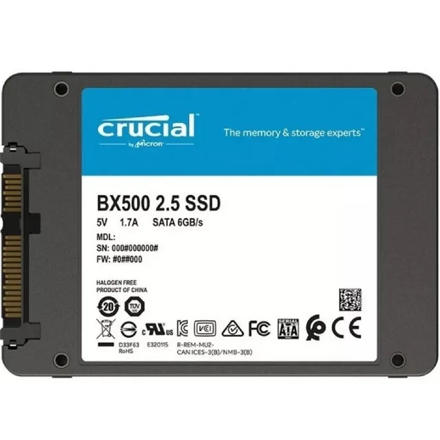 Disco Duro Solido Ssd Crucial 1tb 960gb Bx500 1 Año Garantia