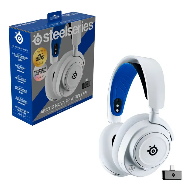 Diademas Gamer Steelseries Arctis Nova 7p Wireless White Col