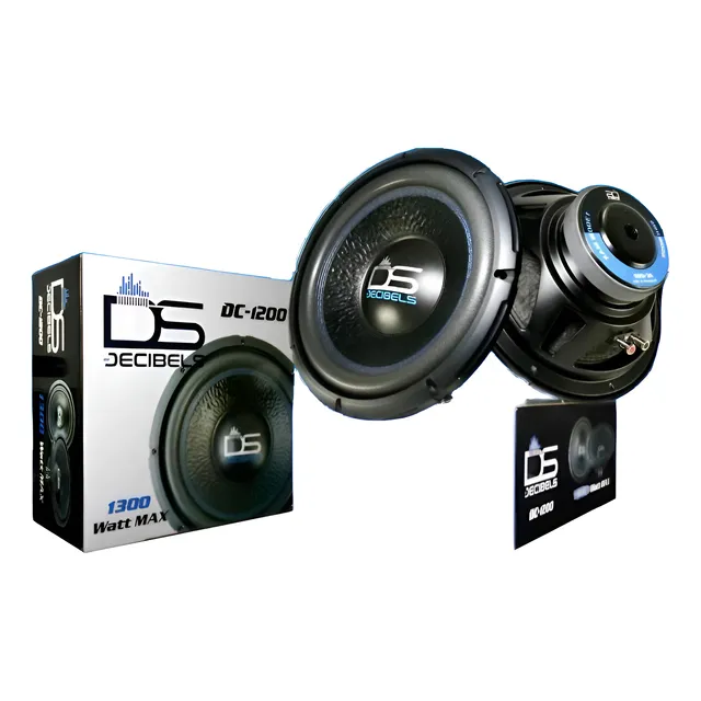 Bajo Para Carro Decibels 12 Dc-1200 1300w/ 20/800hz