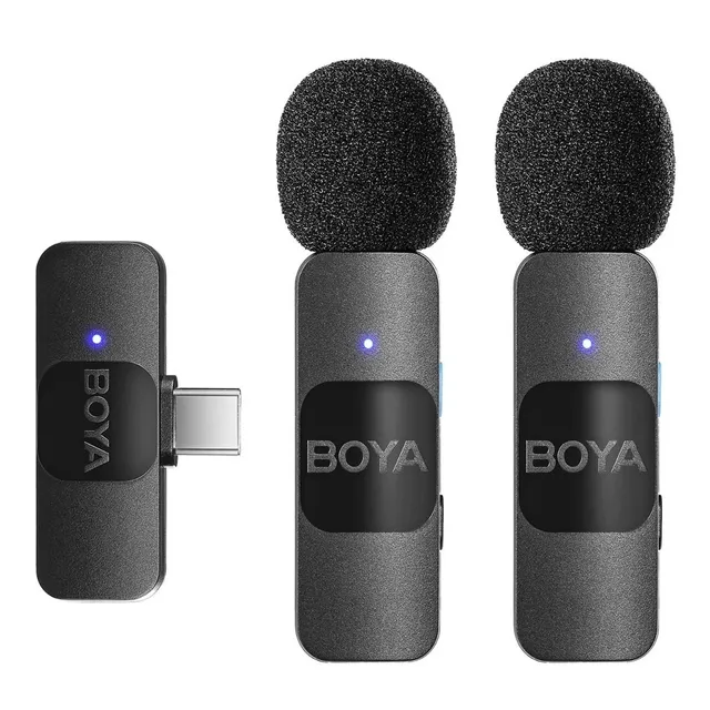 Micrófonos Boya By-v20 Dual Omnidireccionales Para Android C