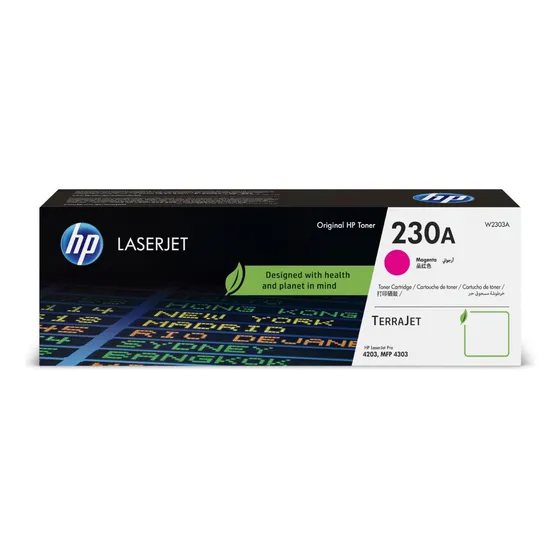 Tóner Hp LaserJet 230a Color Magenta W2303A