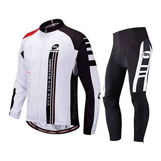 Sponeed Mens Ciclismo Jersey Traje De Manga Larga Bicicleta