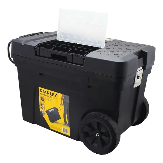 Caja De Herramientas 3 En 1 24 Pg C/ruedas Stanley 033026r C