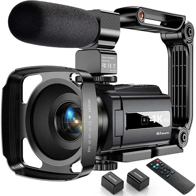 Cámara De Video Con Estabilizador 4k 48mp 60fps Micrófono