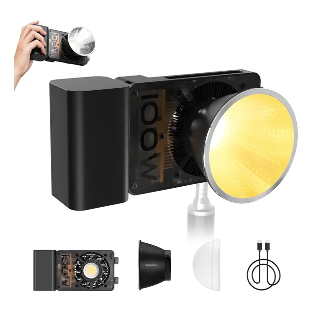 Zhiyun Cinepeer Cx100 - Luz De Video Led De 100 W Con Bater.