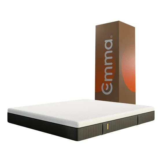 Colchón Emma Hybrid Premium Doble | Memory Foam Y Resortes C