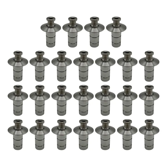 Paquete De 25 Anclajes De Acero Inoxidable Cubiertas De...