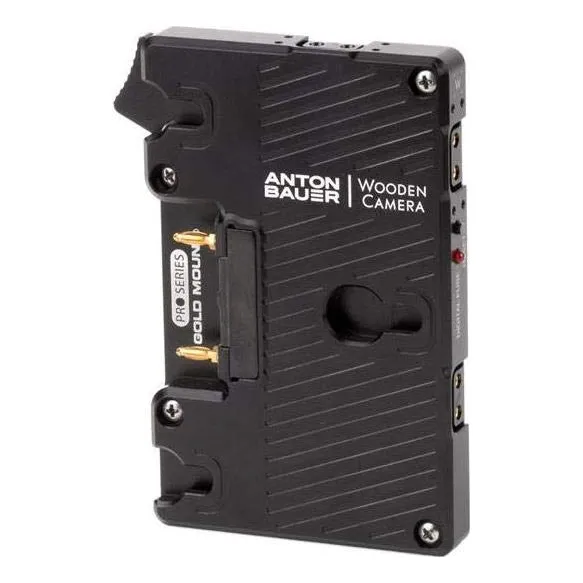 Wooden Camera Pro Gold - Placa De Alimentacion De Metal Para