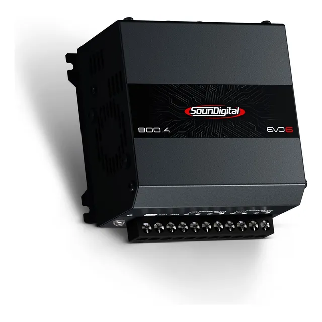 Amplificador Sounddigital 800.4 Evo 6.0 800w 4 Canales