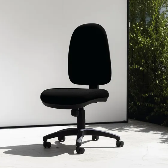 Silla de escritorio Silleti París ergonómica negra