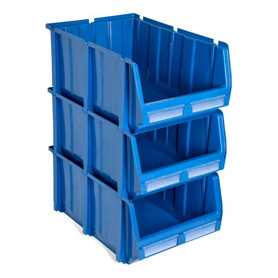 3 Modulares Abierto Organizador Plástico Inventarios 60kg Az