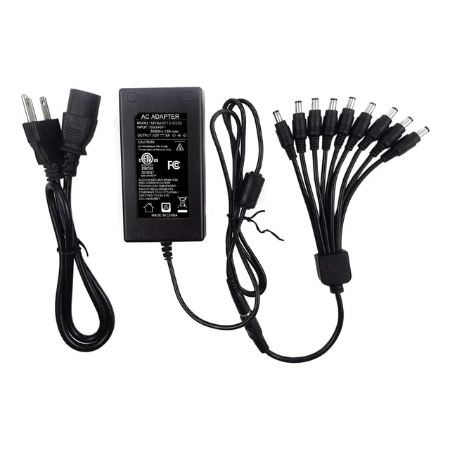Tigersecu Adaptador De Corriente Para Camara De Seguridad Co
