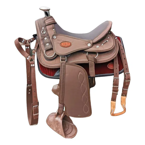 Montura Vaquera Western Impermeable Para Caballo