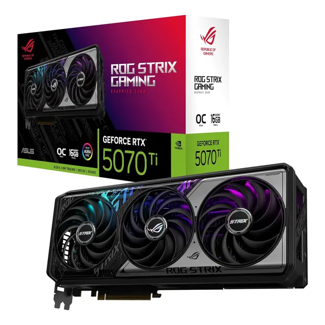 Asus Tarjeta Gráfica Rog Strix Rtx 5070 Ti Oc 16 Gb Gddr7