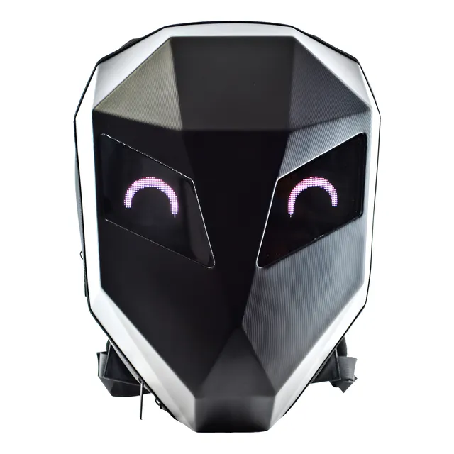 Maleta Rigida Motera Ojos Led Mediana, Power Bank Gratis