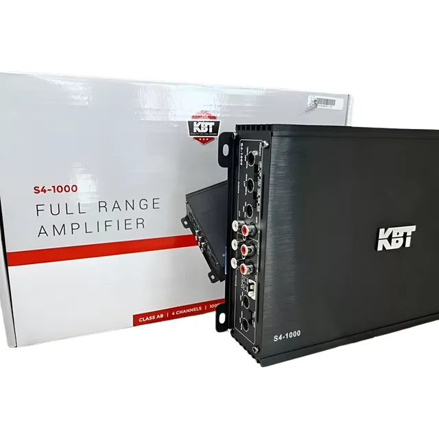 Amplificador Kbt S4-1000 Soldier, 1000 W Y 4 Canales