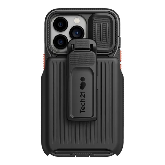 Protector Para iPhone 13 Pro Tech21 Evo Max + Clip Cinturon