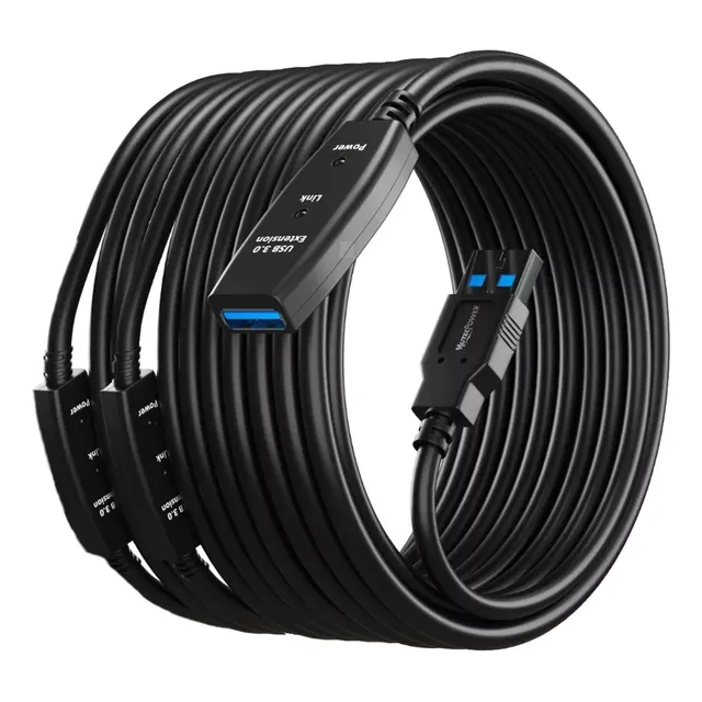 Cable De Extensión Activo Usb 3.0 / 20m / Macho A Hembra