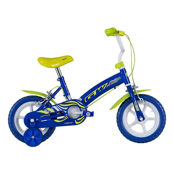 Bicicleta Niño Gw Rin 12 Fireman Con Accesorios Color Azul B