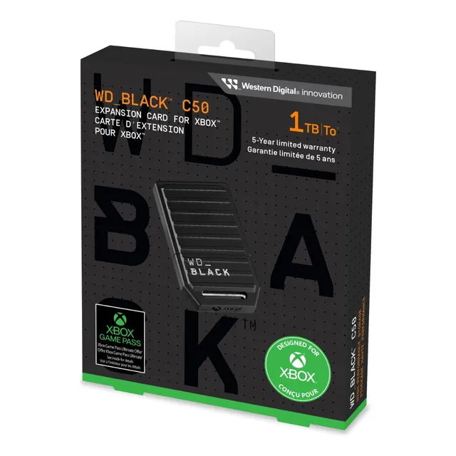Disco duro SSD 1TB Western Digital WD Black C50 WDBMPH0010BN