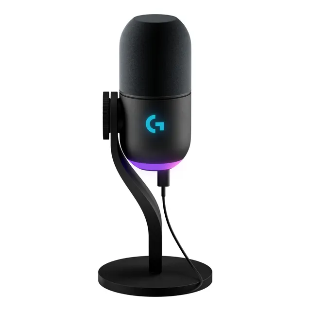 Micrófono Usb Gamer Dinámico Logitech Yeti Gx, Rgb Lightsync