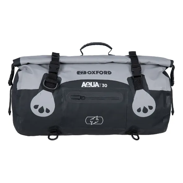 Maleta Oxford Dry Bag 50 Lts Negra/gris Smart Bikers
