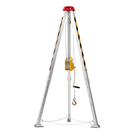 Kit De Trípode Espacios Confinados Cabrestante 1800lb Arnes