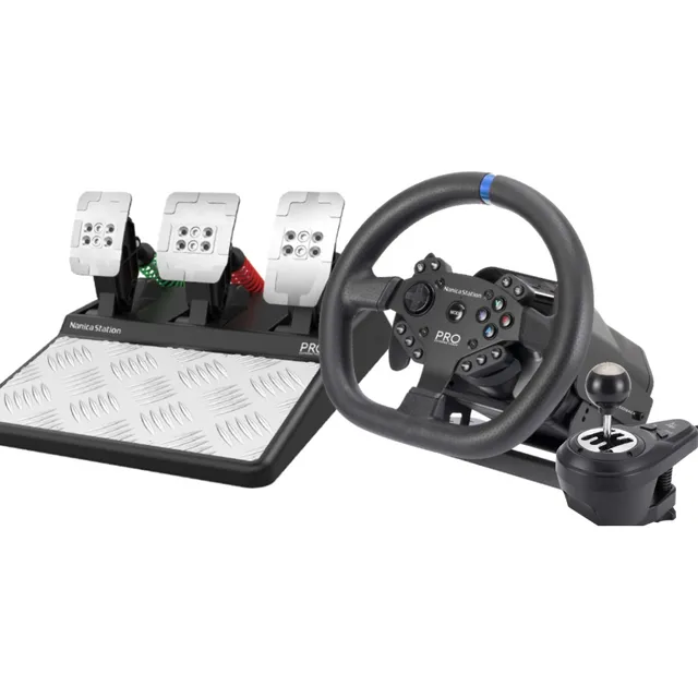Timón Y Pedales Nanica Station Pro Tuns023 | Pc,ps4,xbox One