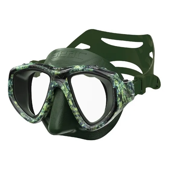 Careta De Buceo Y Apnea Camuflado Seac Sub One