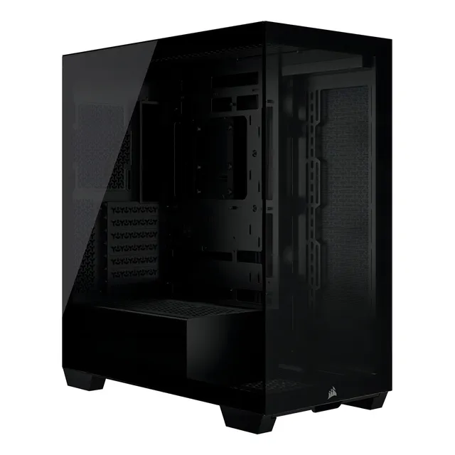 Gabinete Gamer Corsair 3500x Tg Midtower Icue Rgb Negro
