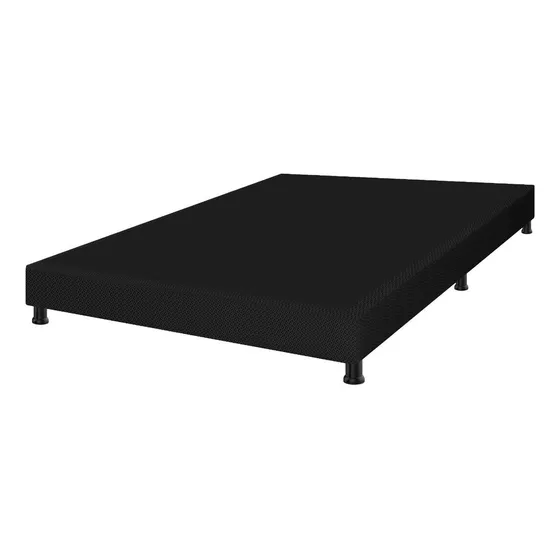 Base Cama Entera Sencilla 100 Cm X 190 Cm Color Negro